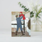 赤ずきん: 少し赤い金庫 ポストカード (スタンド正面)