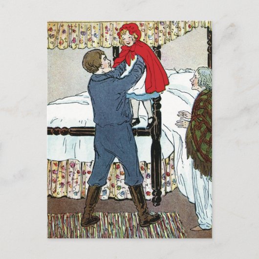 赤ずきん: 少し赤い金庫 ポストカード (正面)