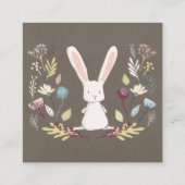 赤ちゃんうさぎの本 お願い同封 エンクロージャーカード (裏面)