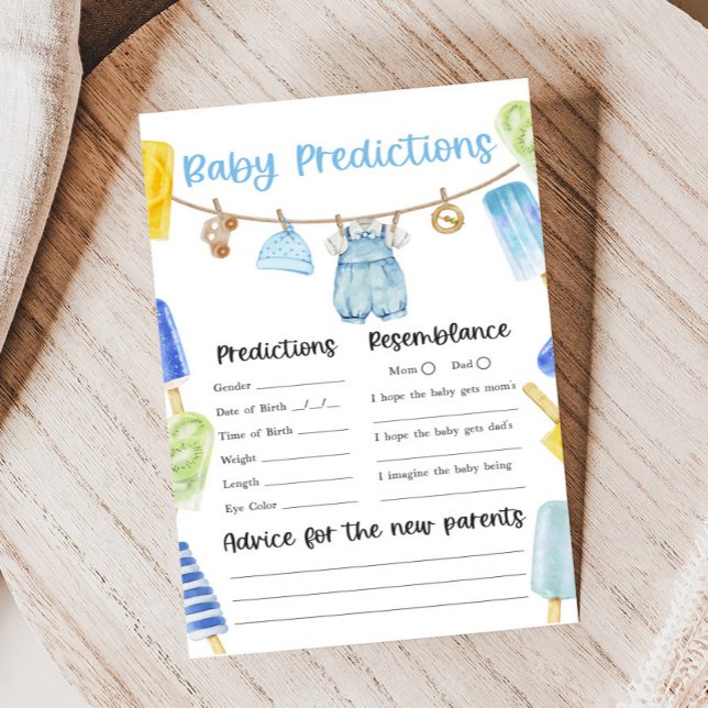 赤ちゃんお披露目会の性別予想ゲーム ポップシクル (Ready to Pop Popsicle Baby Shower Game)