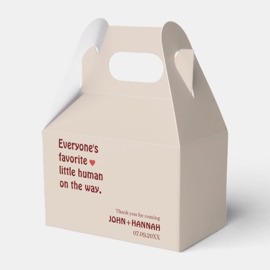 赤ちゃんお気に入りののシャワーを浴びた人たち フェイバーボックス (裏面サイド)