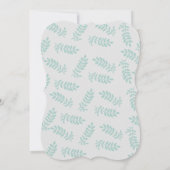 赤ちゃんお洒落シャワー素朴カードありがとう サンキューカード (裏面)