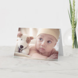 赤ちゃんからの最初の母の日の写真 カード