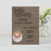 赤ちゃんができちゃう！ベイビーシャワーのご案内 招待状 (スタンド正面)