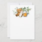 赤ちゃんができています オリジナルのメッセージを入力 招待状 (正面)