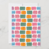 赤ちゃんができている | かわいいハロウィンのベビーシャワー 招待状 (裏面)