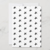 赤ちゃんができている ハロウィンの魔女のベビーシャワー 招待状 (裏面)