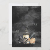 赤ちゃんができている!魔女の魔法の壺 ハロウィン ベビーシャワー 招待状 (裏面)