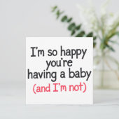 赤ちゃんができてとっても嬉しい。私が面白くないのは事実 招待状 (スタンド正面)