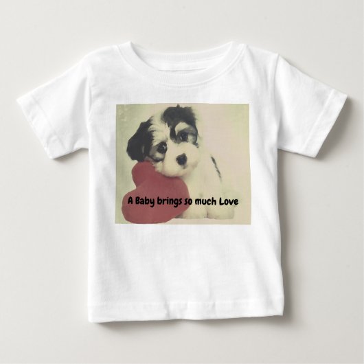 赤ちゃんができると ベビーTシャツ (正面)