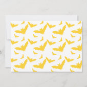 赤ちゃんがもうすぐ産まれる！ハロウィンの魔女のベビーシャワー 招待状 (裏面)