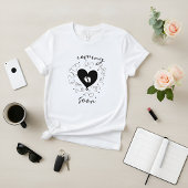 赤ちゃんがやってくる!かわいい妊婦さん Tシャツ
