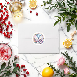 赤ちゃんがやってくる！ベイビーシャワーパーティー ラウンドシール