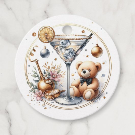 赤ちゃんがやってくる！ベビーシャワー フェイバータグ (正面)