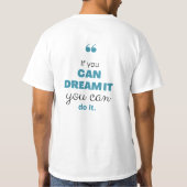 赤ちゃんがやってくるTシャツ Tシャツ (裏面)