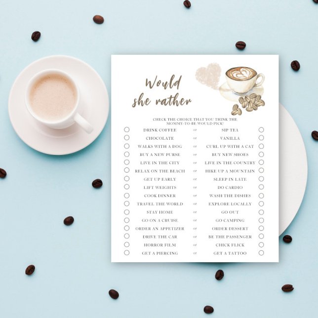 赤ちゃんがコーヒーを淹れてる どちらがいい？ (クリエイターアップロード済み)
