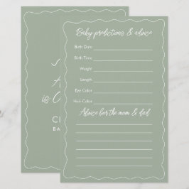 赤ちゃんが来るよティニーワン ベビーシャワーのビンゴゲーム
