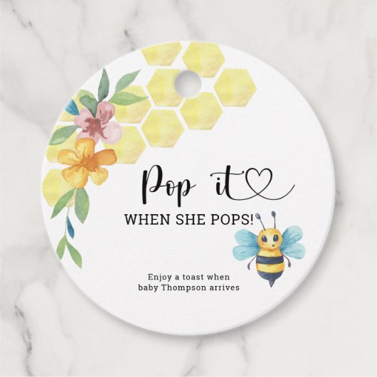 赤ちゃんが生まれたらPop it フェイバータグ (正面)