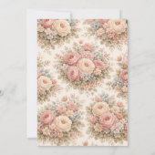 赤ちゃんが生まれました 招待状 (裏面)