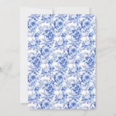 赤ちゃんが生まれる チンノセリー ベイビーシャワーティーパーティー 招待状 (裏面)