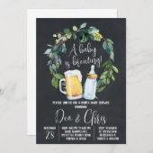 赤ちゃんが育まれています ベビーシャワーのご案内 招待状 (正面/裏面)