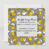 赤ちゃんが誕生予定 - 共通のベビーシャワーの招待状 招待状 (裏面)