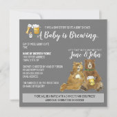 赤ちゃんが誕生予定 - 共通のベビーシャワーの招待状 招待状 (正面)