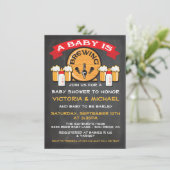 赤ちゃんが誕生！ベイビーシャワー招待状 招待状 (スタンド正面)