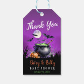 赤ちゃんが醸造中 ハロウィン ベイビー シャワー ギフトタグ (裏面)