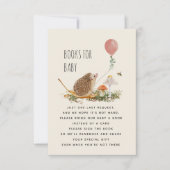 赤ちゃんきのこのためのヒグマの本  風船の少女 招待状 (正面)