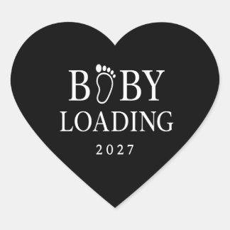 赤ちゃんくるよ 2027 面白い妊娠発表 ハートシール