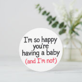 赤ちゃんできてとっても嬉しい。私も面白くないけどね 招待状 (スタンド正面)