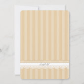 赤ちゃんとの初対面 フォト招待状 招待状 (裏面)