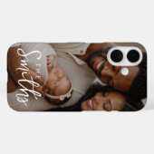 赤ちゃんと一緒にTHE SMITHSのケースをカスタマイズ Case-Mate iPhoneケース (裏面 (横))