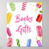 赤ちゃんにシャワーポップ・アートの本やプレゼントを用意 ポスター (正面)