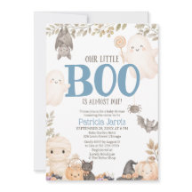 赤ちゃんのおたんじょうびおめでとう Our Little Boo Is Almost Due ベビー