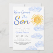 赤ちゃんのお坊っちゃまお披露目パーティー 招待状 (正面)