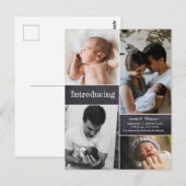 赤ちゃんのお知らせに感謝 ポストカード (正面/裏面)