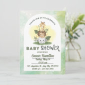 赤ちゃんのお祝い会 招待状カード 招待状 (スタンド正面)