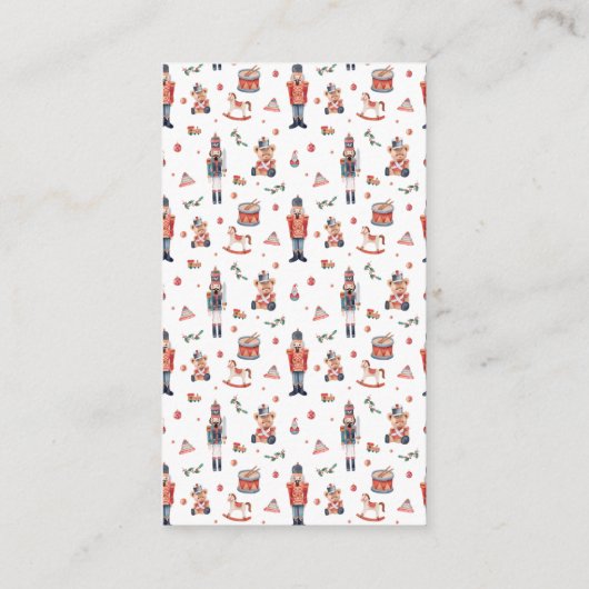 赤ちゃんのためのくるみ割り人形の絵本 エンクロージャーカード (裏面)