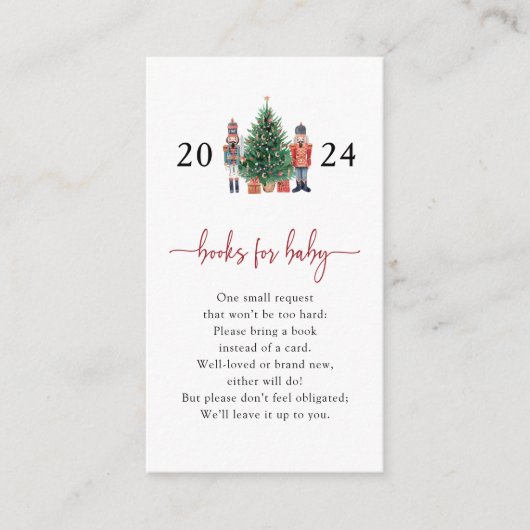 赤ちゃんのためのくるみ割り人形の絵本 エンクロージャーカード (正面)