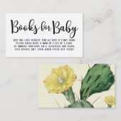 赤ちゃんのためのしっとりとした本のブックカード エンクロージャーカード (正面/裏面)