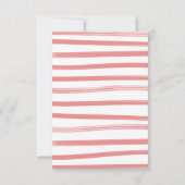 赤ちゃんのためのキャンディーシャルキュトリー絵本カード 招待状 (裏面)