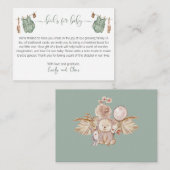 赤ちゃんのためのジェンダーニュートラルな本、待ちきれません! ノートカード (正面/裏面)