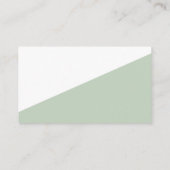 赤ちゃんのためのジェンダー中立のグリーンブック エンクロージャーカード (裏面)