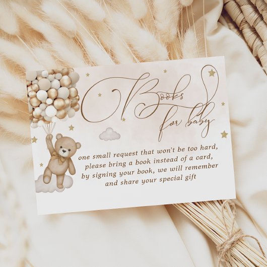 赤ちゃんのためのテディベアの本 エンクロージャーカード