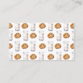 赤ちゃんのためのミルクとコーヒーのベイビーシャワーブック エンクロージャーカード (裏面)