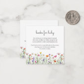 赤ちゃんのためのワイルドフラワーブック ノートカード (正面/裏面インサイチュ)