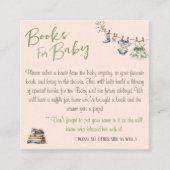 赤ちゃんのための両面本とタイムカプセルシャワー エンクロージャーカード (正面)