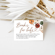 赤ちゃんのための小さなかぼちゃの秋のベビーシャワーブック